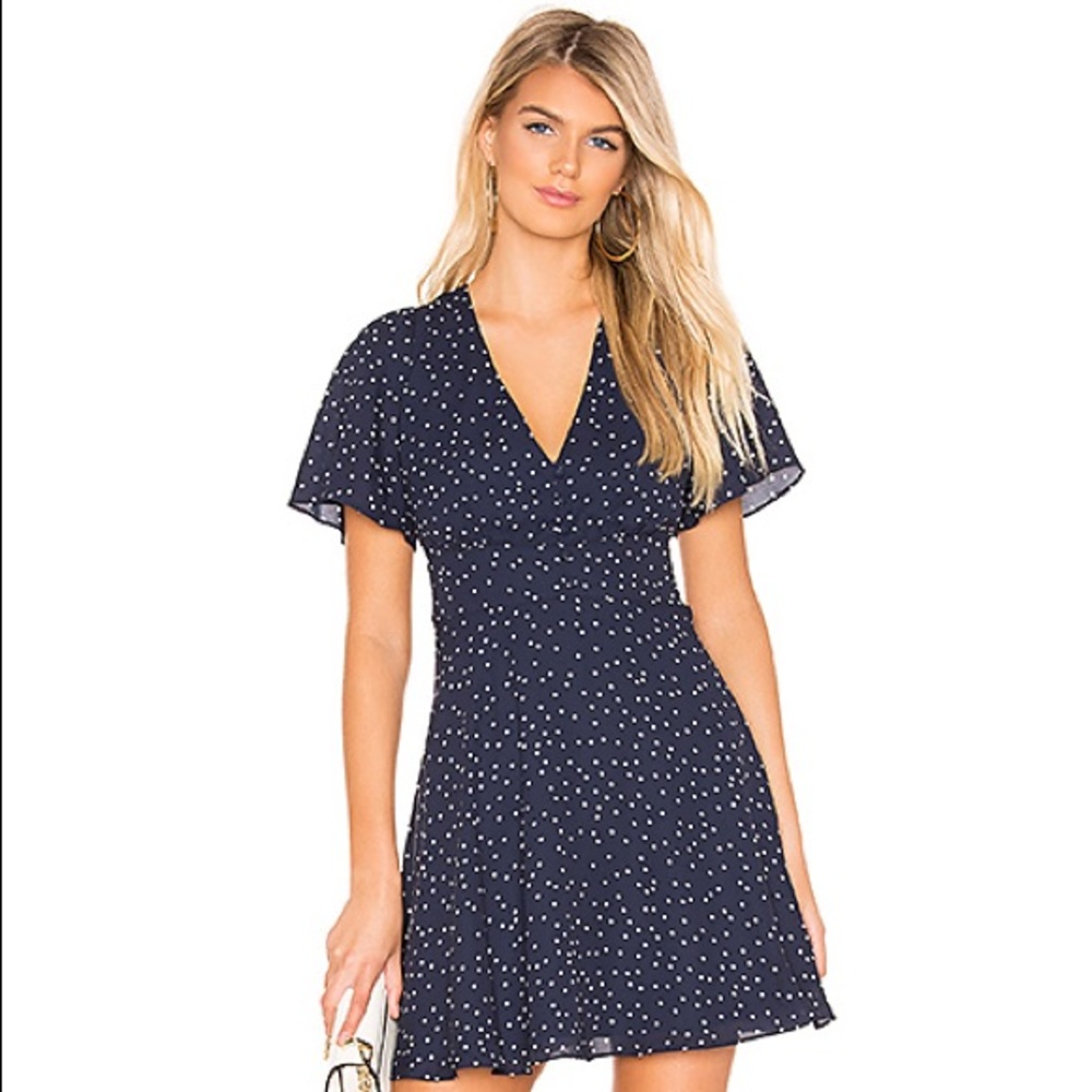 New | BB Dakota | Polka Dot La La Land Dress